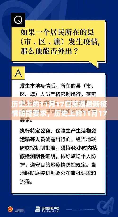 芜湖疫情防控深度解读,历史上的11月17日最新防控要求与动态分析