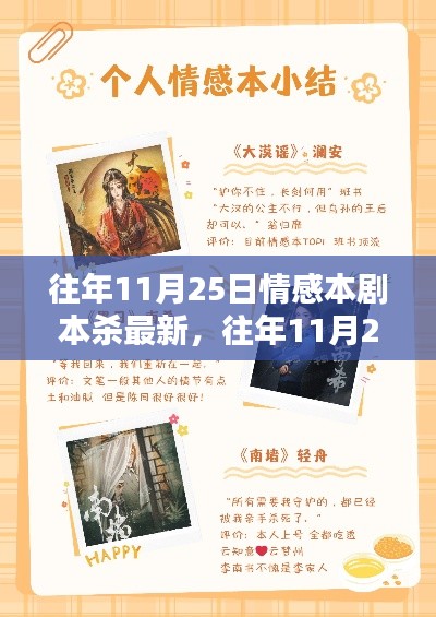 往年11月25日情感剧本杀盛宴,最新体验与深度解析