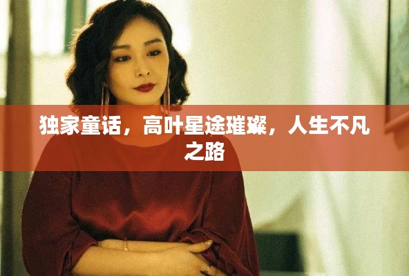 独家童话,高叶星途璀璨,人生不凡之路