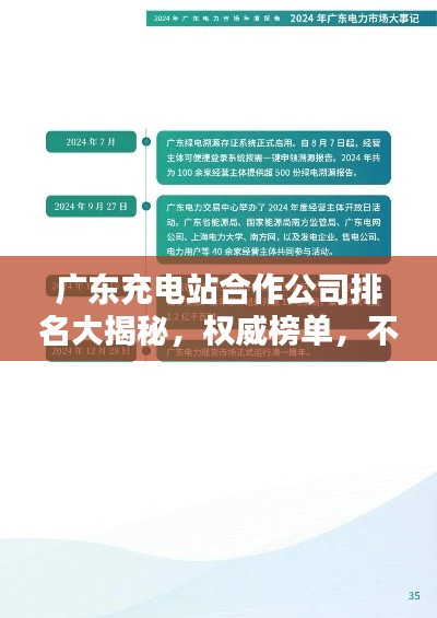 广东充电站合作公司排名大揭秘,权威榜单,不容错过!